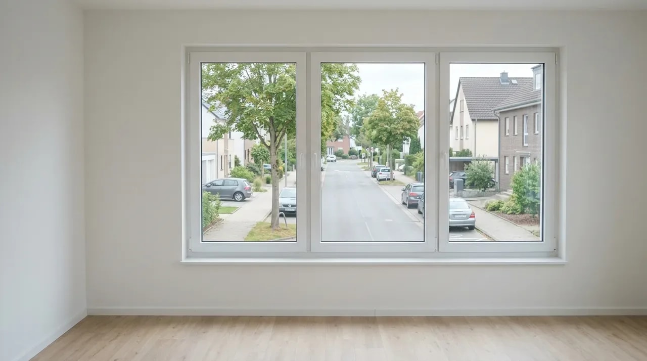 Streifenfreie Fenster nach der Baureinigung